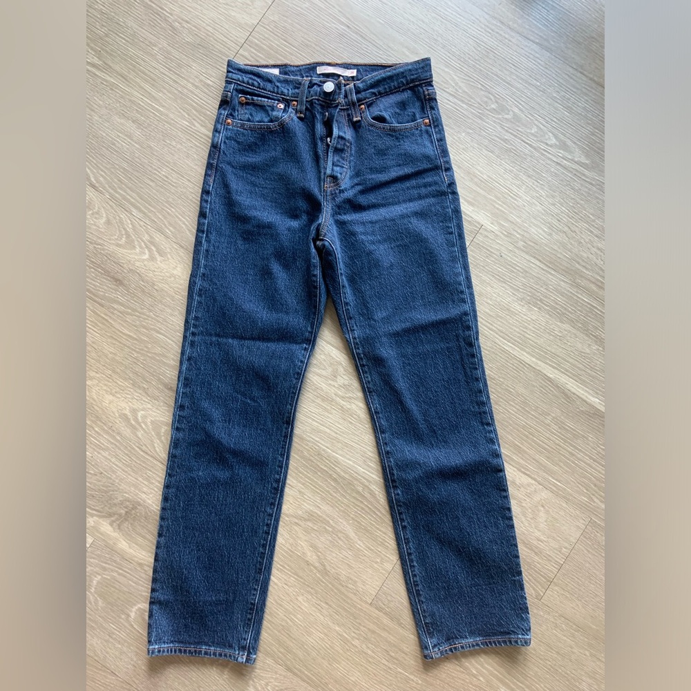 Levi’s Dark Wash Wedgie Straight Jeans